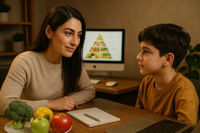 مشاوره آنلاین تغذیه کودکان: از ویزیت حضوری تا راهکارهای دیجیتال